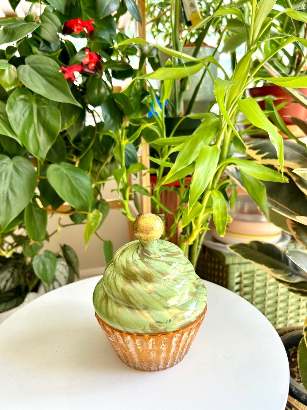 Anthropologie Pistachio Cupcake Candle